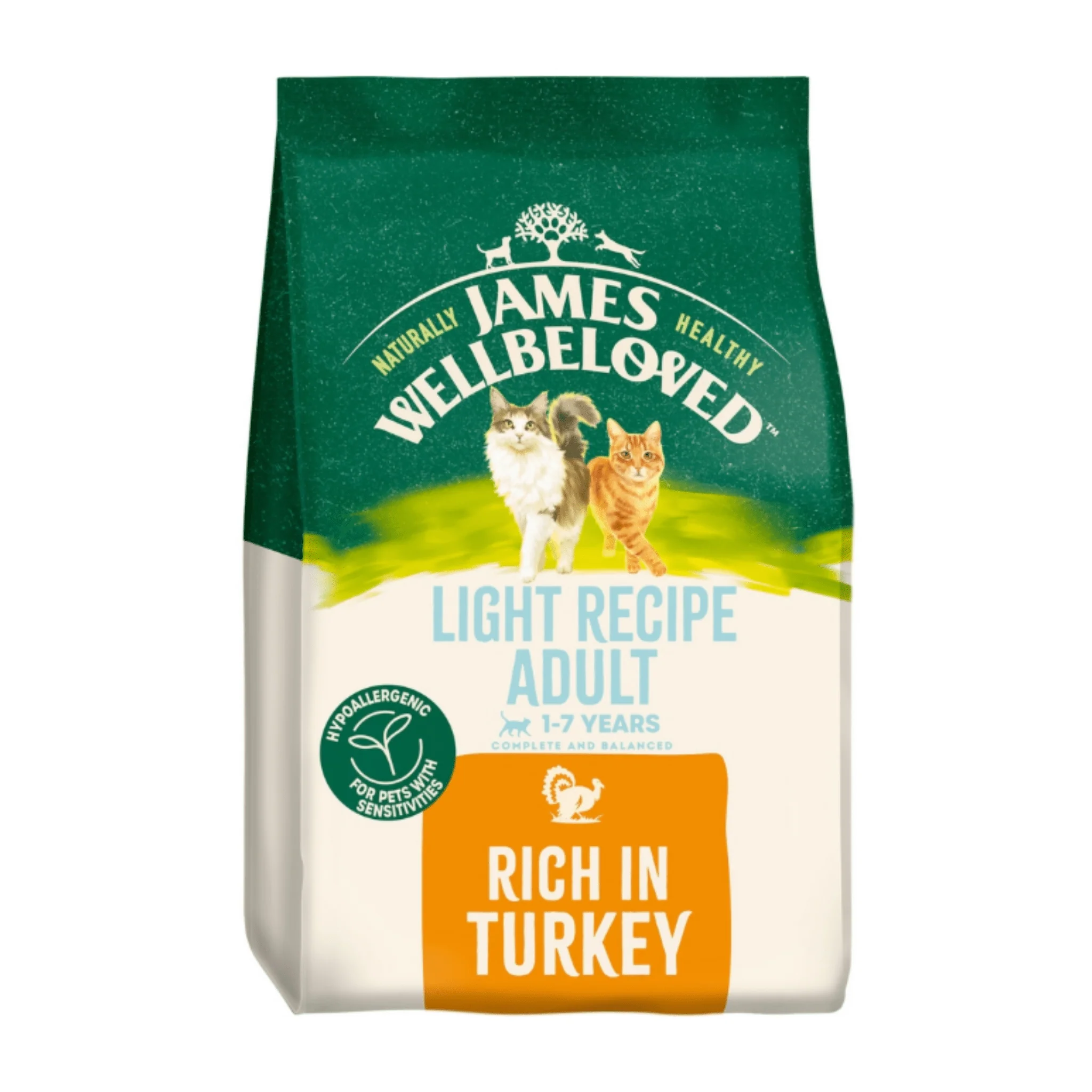 James Wellbeloved Adult Light Turkey Dry Cat Food