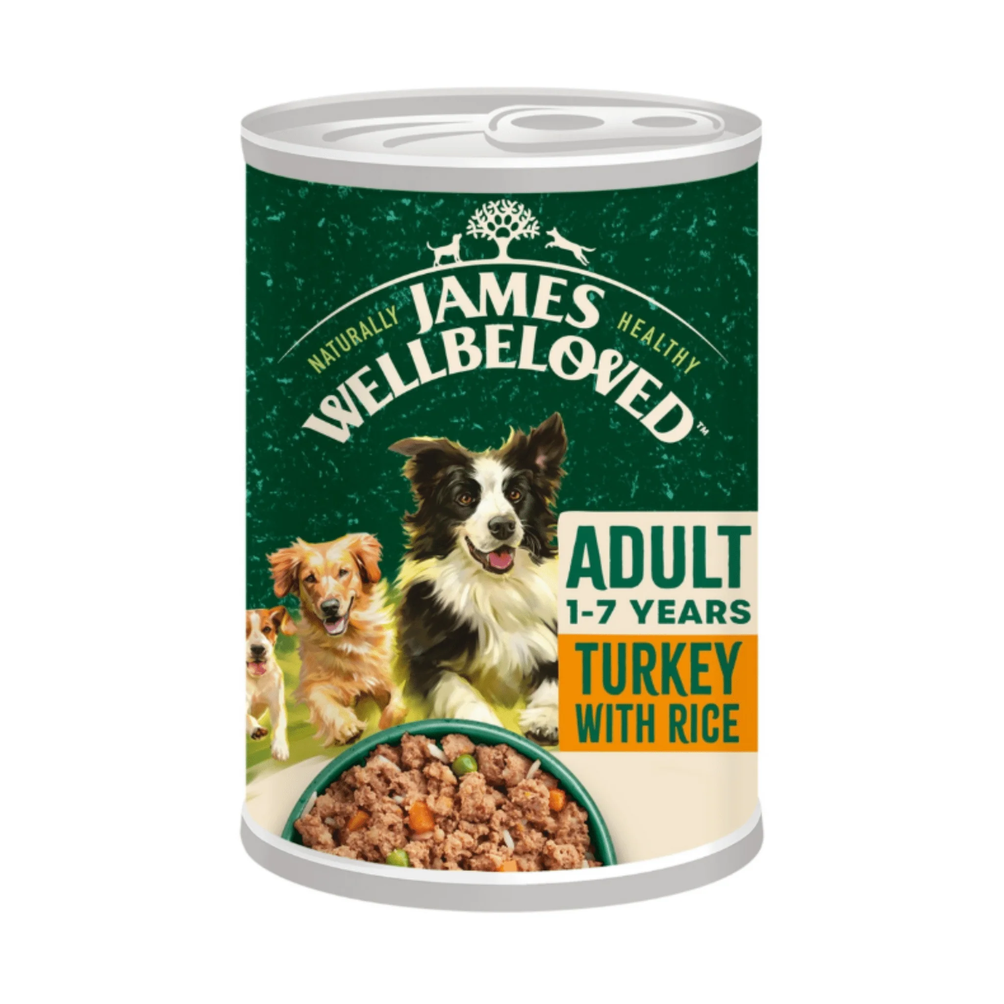 James Wellbeloved Adult Turkey and Rice Loaf Wet Dog Food