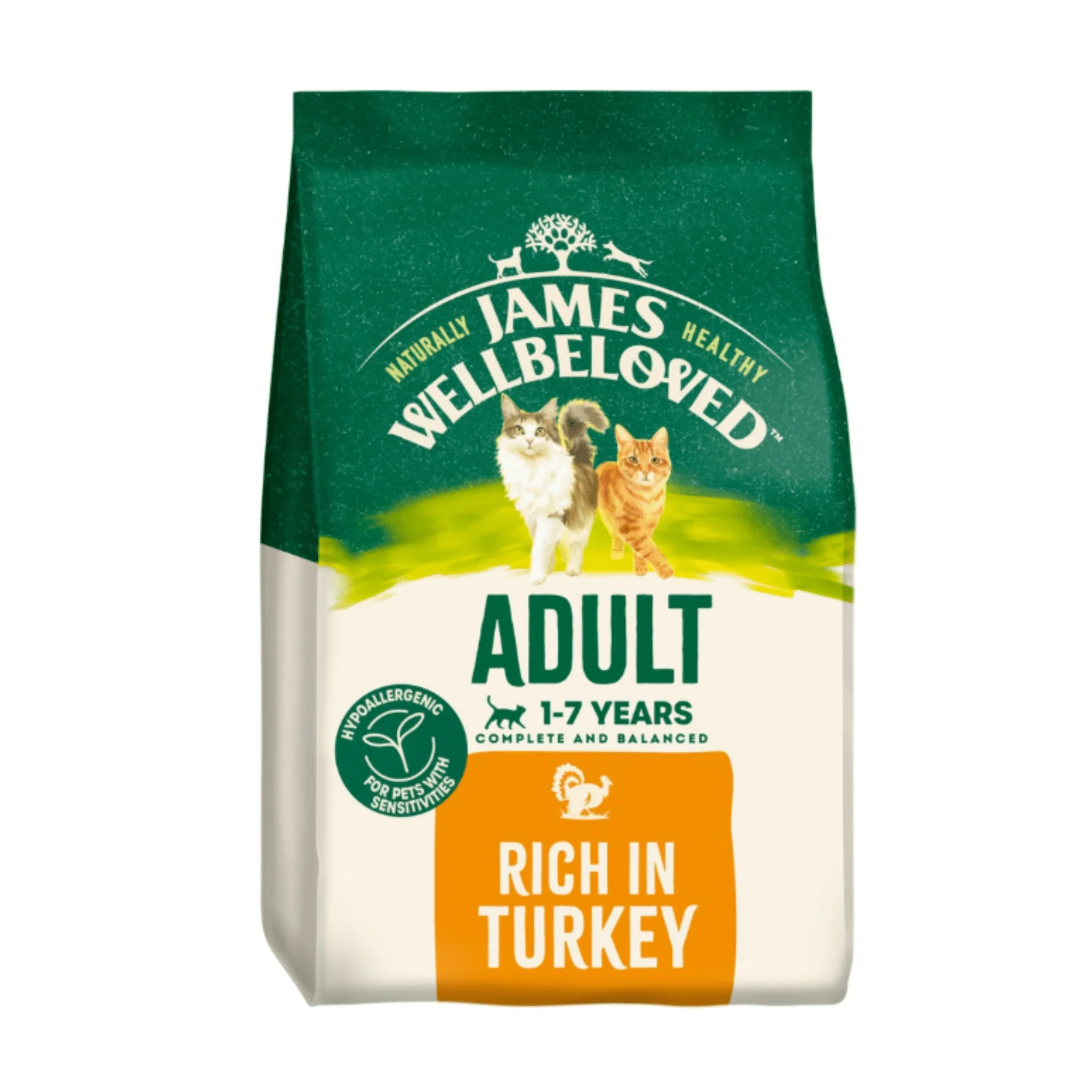 James Wellbeloved Adult Turkey Dry Cat Food