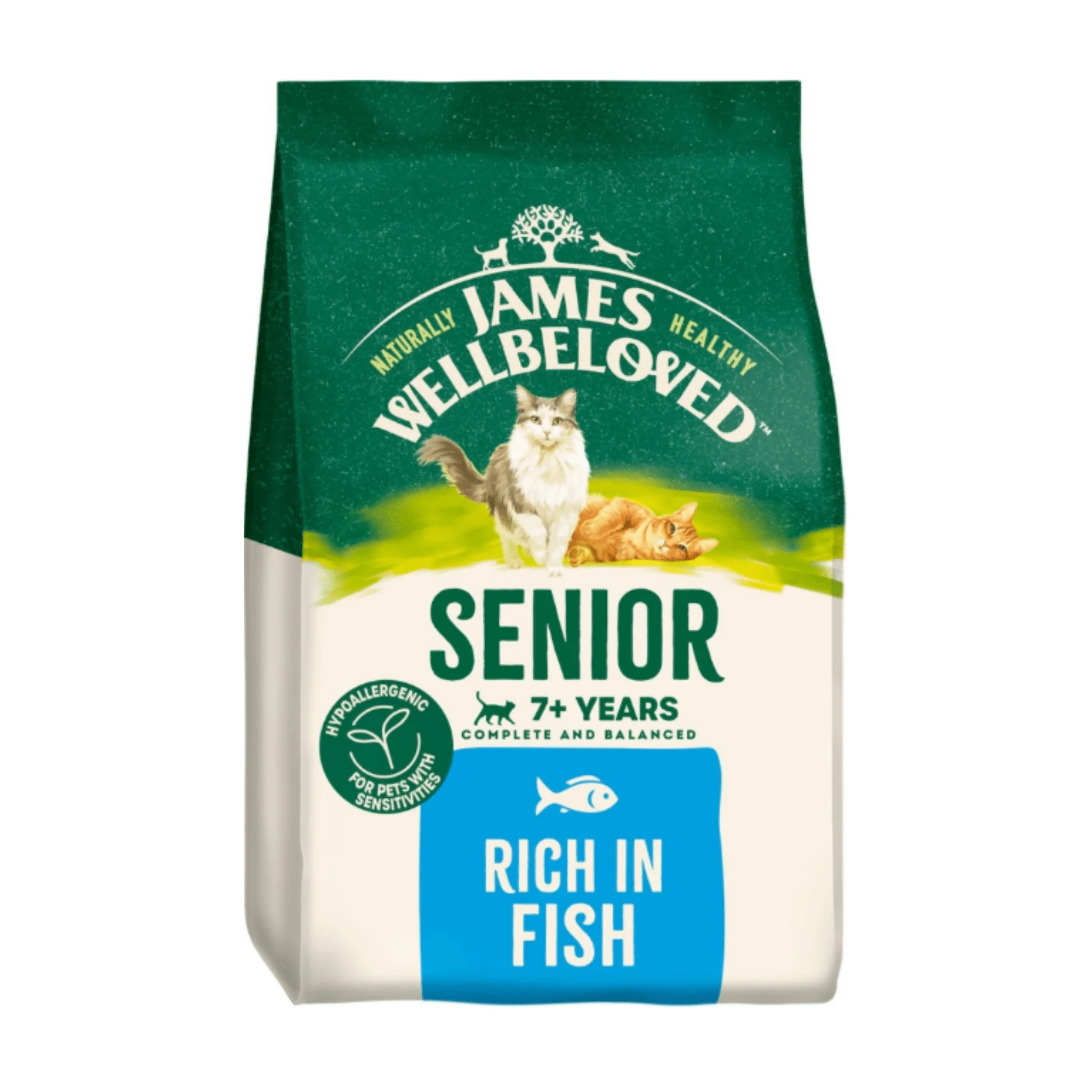 James Wellbeloved Senior Fish Dry Cat Food