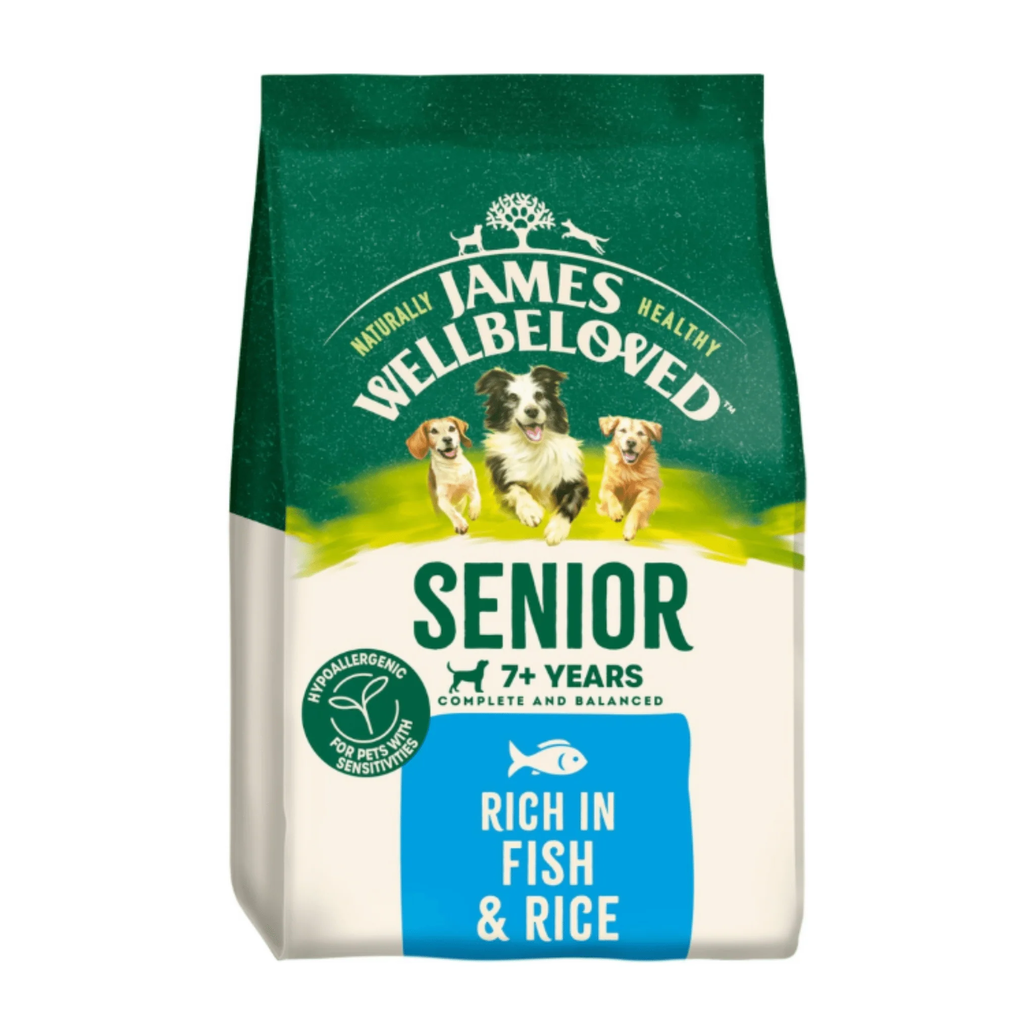 James Wellbeloved Senior Fish & Rice Dry Dog Food