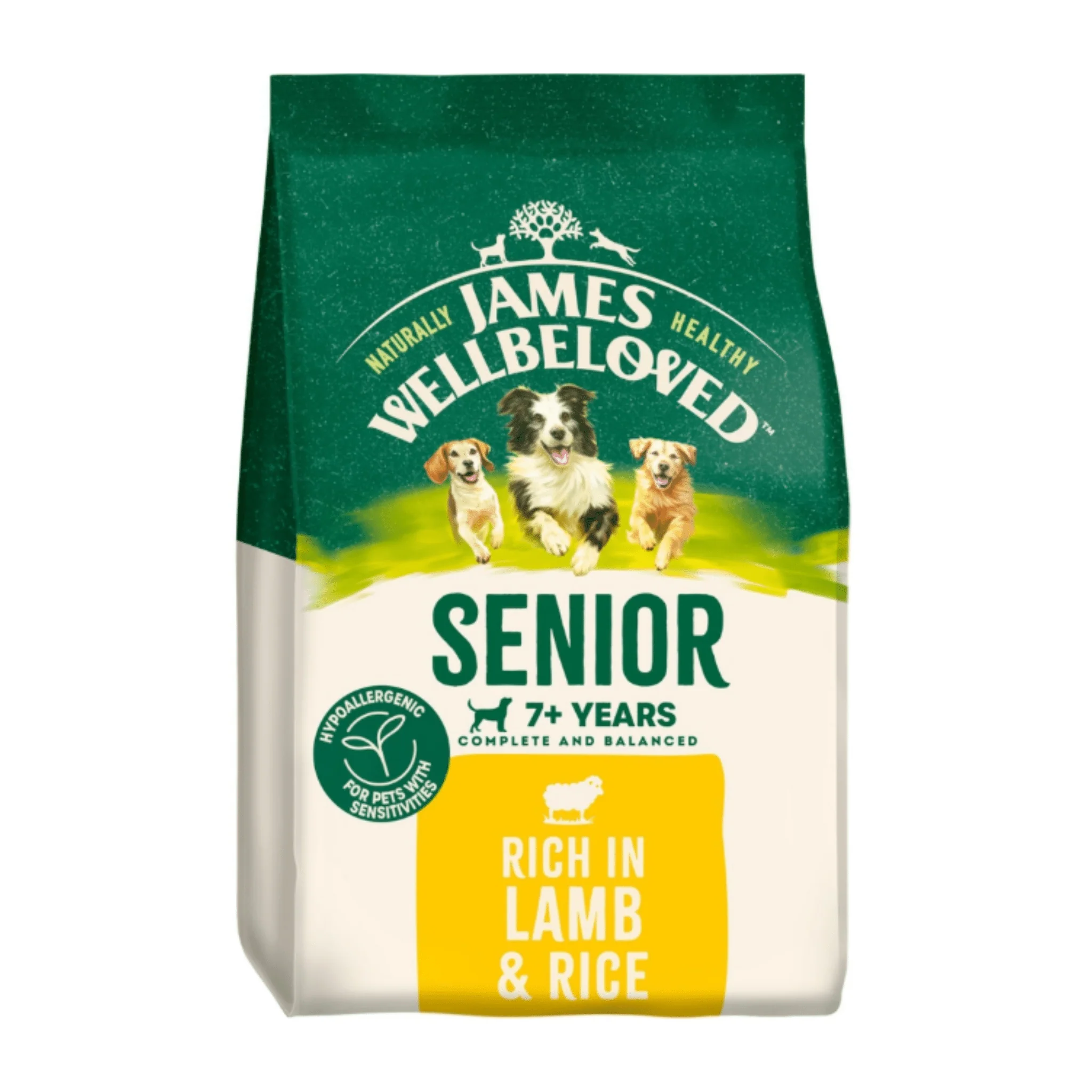 James Wellbeloved Senior Lamb & Rice Dry Dog Food