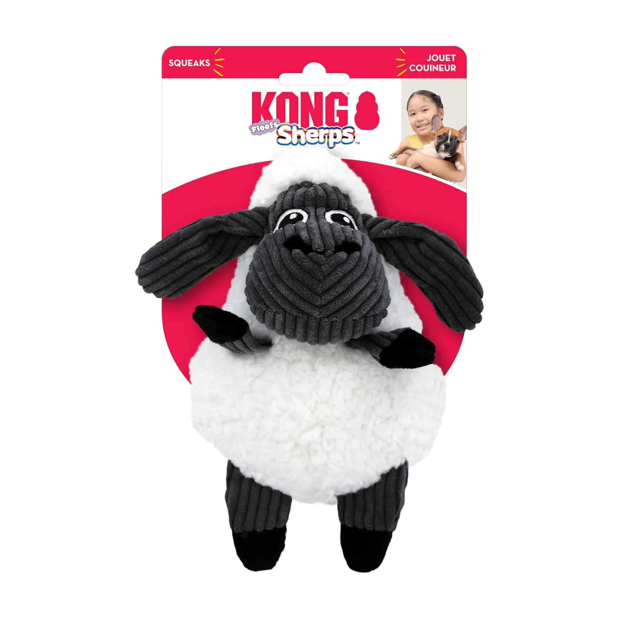 KONG Sherps Floofs Sheep - Medium