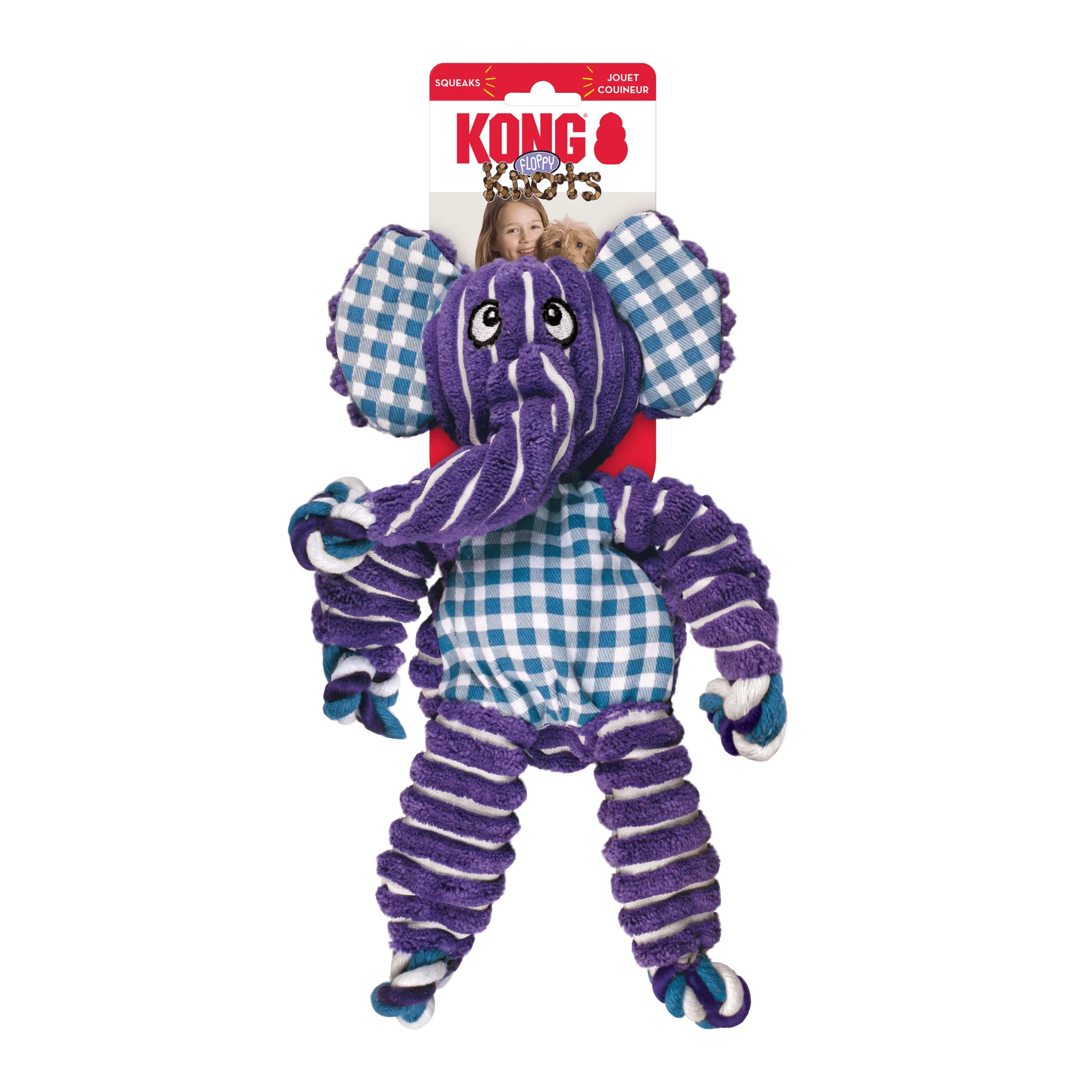 KONG Floppy Knots Elephant Med/Large