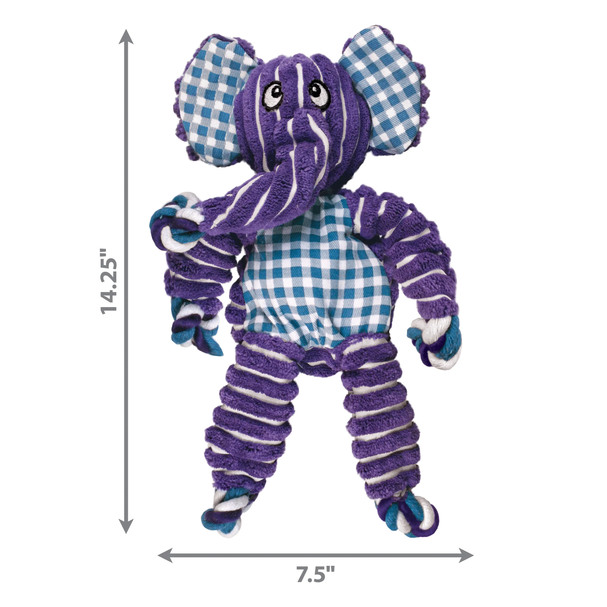 KONG Floppy Knots Elephant Med/Large - Image 3