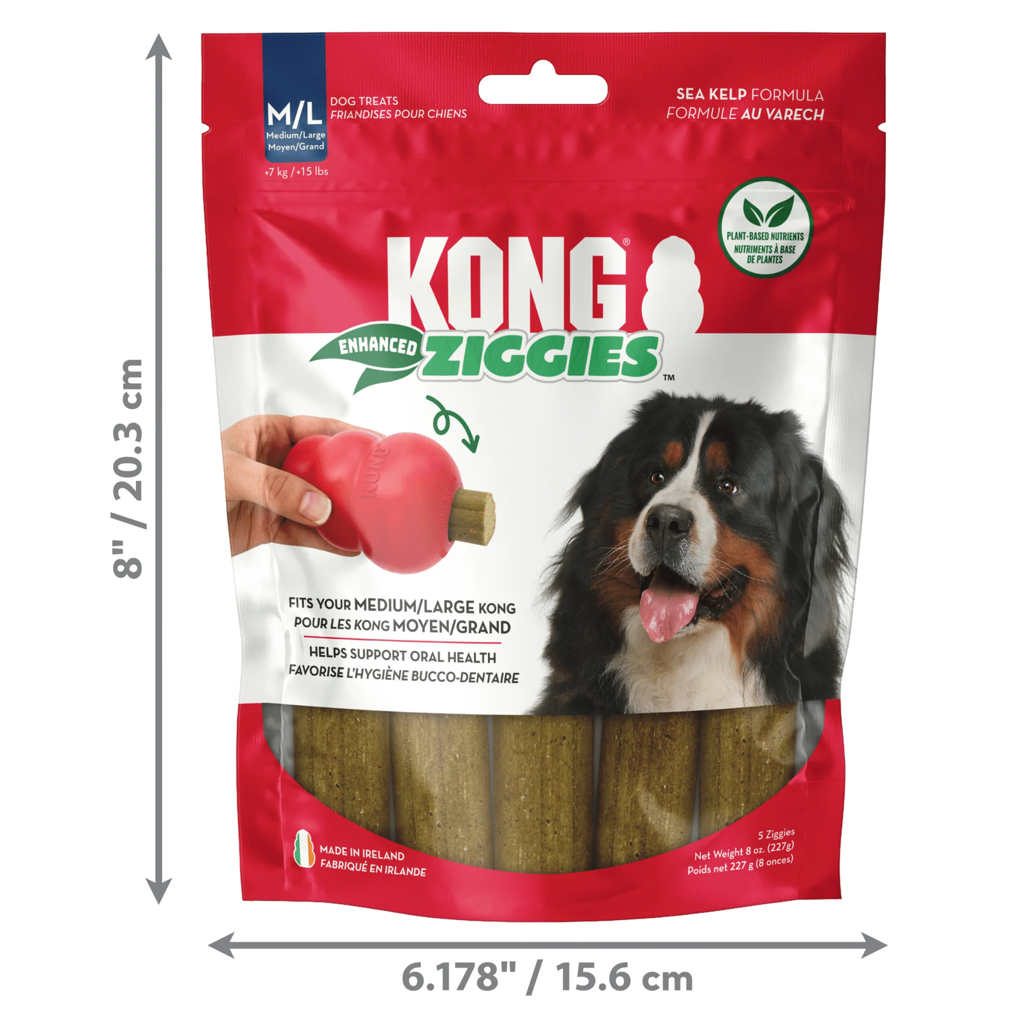 KONG Ziggies Enhanced Medium Chew - Image 8
