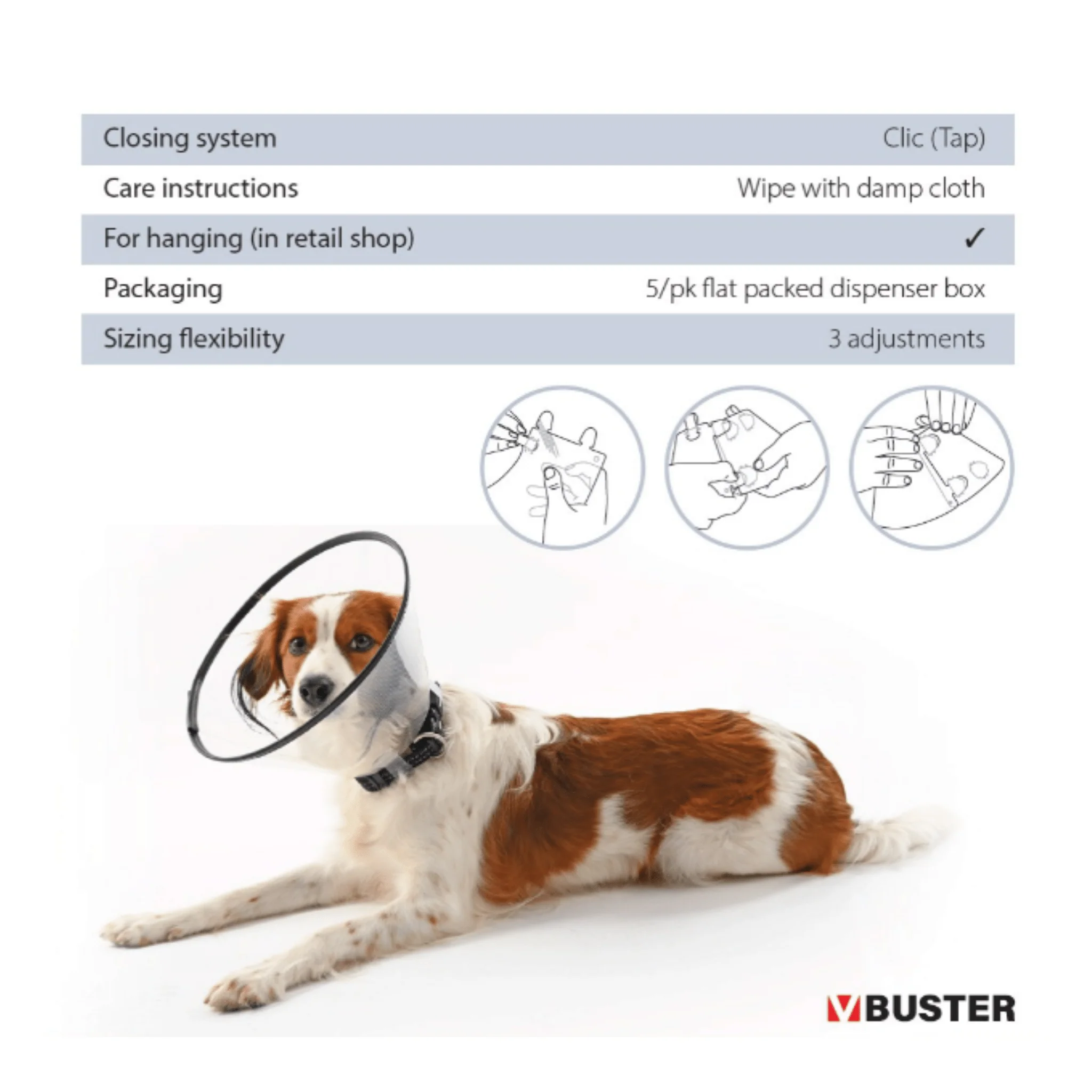 Kruuse BUSTER Comfort Recovery Collar - Image 4