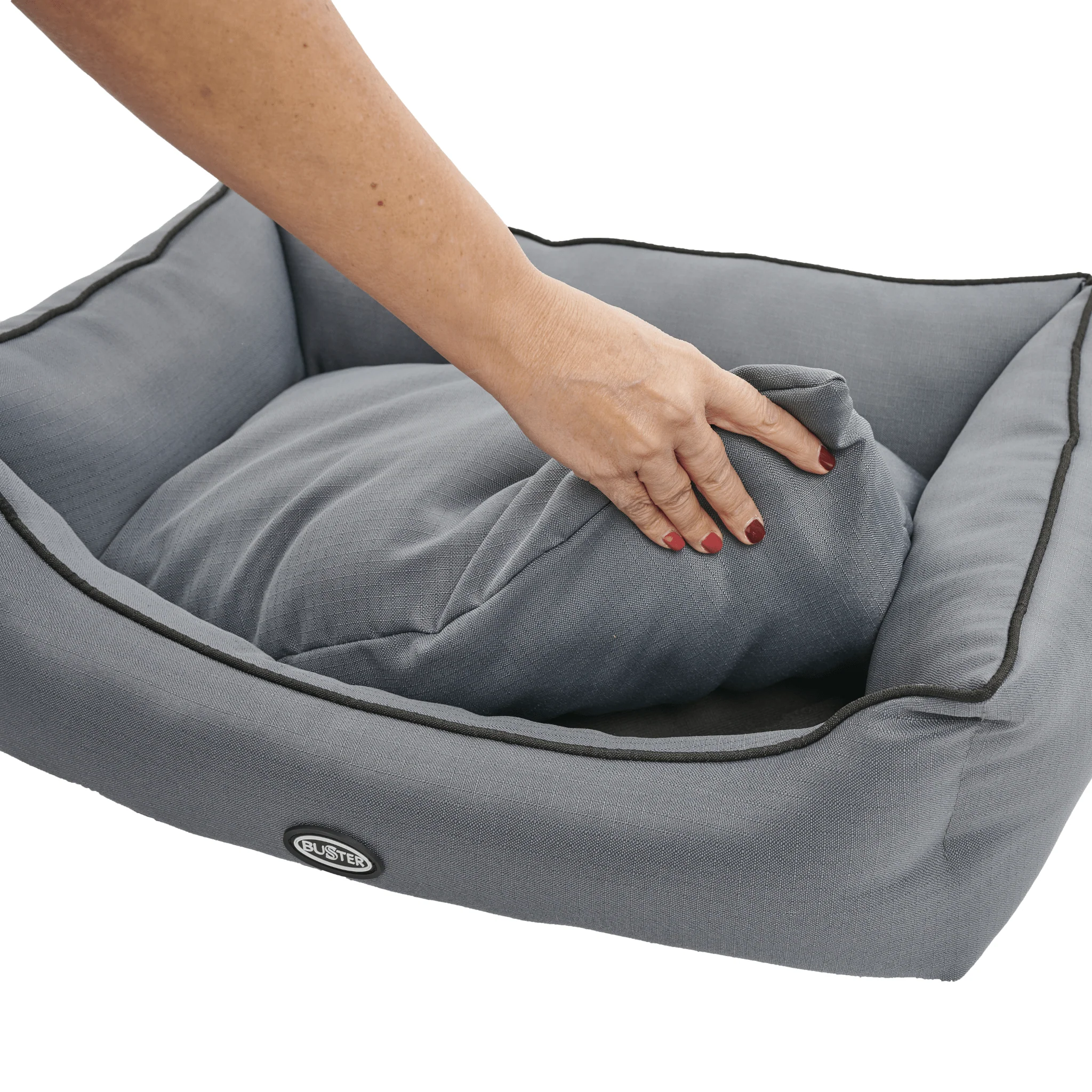 Kruuse BUSTER Sofa Dog Bed Steel Grey/Black - Image 3