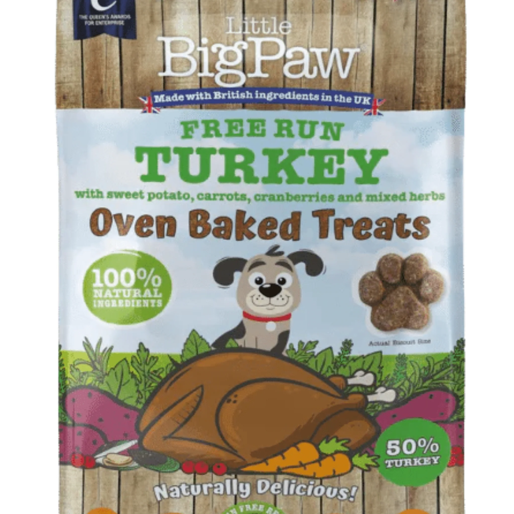 Little BigPaw Oven Baked Turkey Treats for Dogs - Image 2