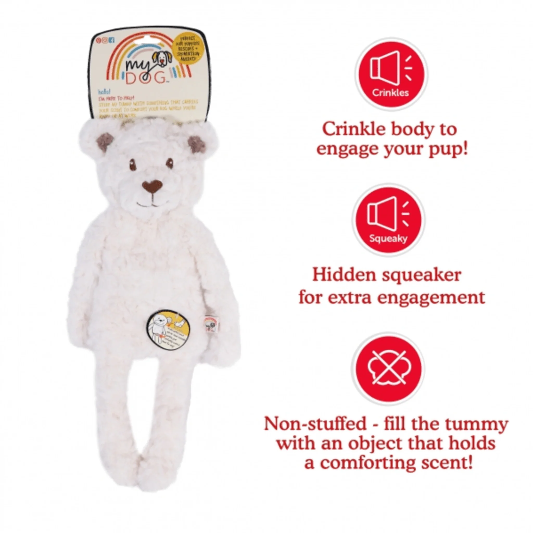 My Dog Bear Dog Toy - Image 3