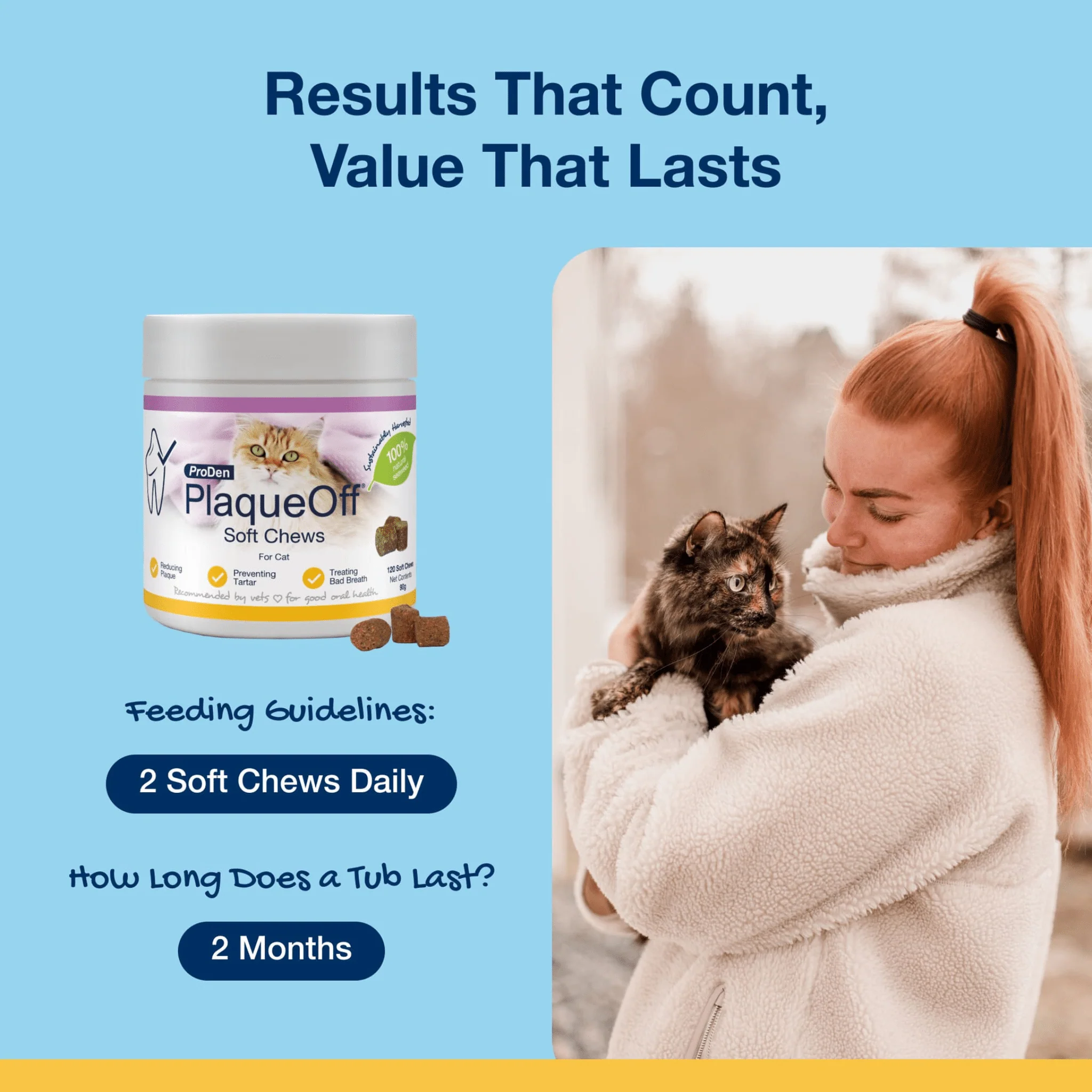 ProDen PlaqueOff® Dental Soft Chews for Cats - Image 5