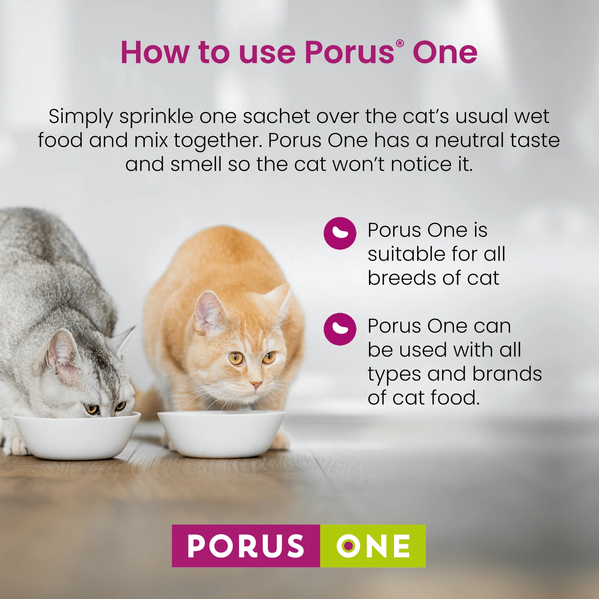 Porus One kIdney support for cats (500mg Sachet x 30) - Image 5