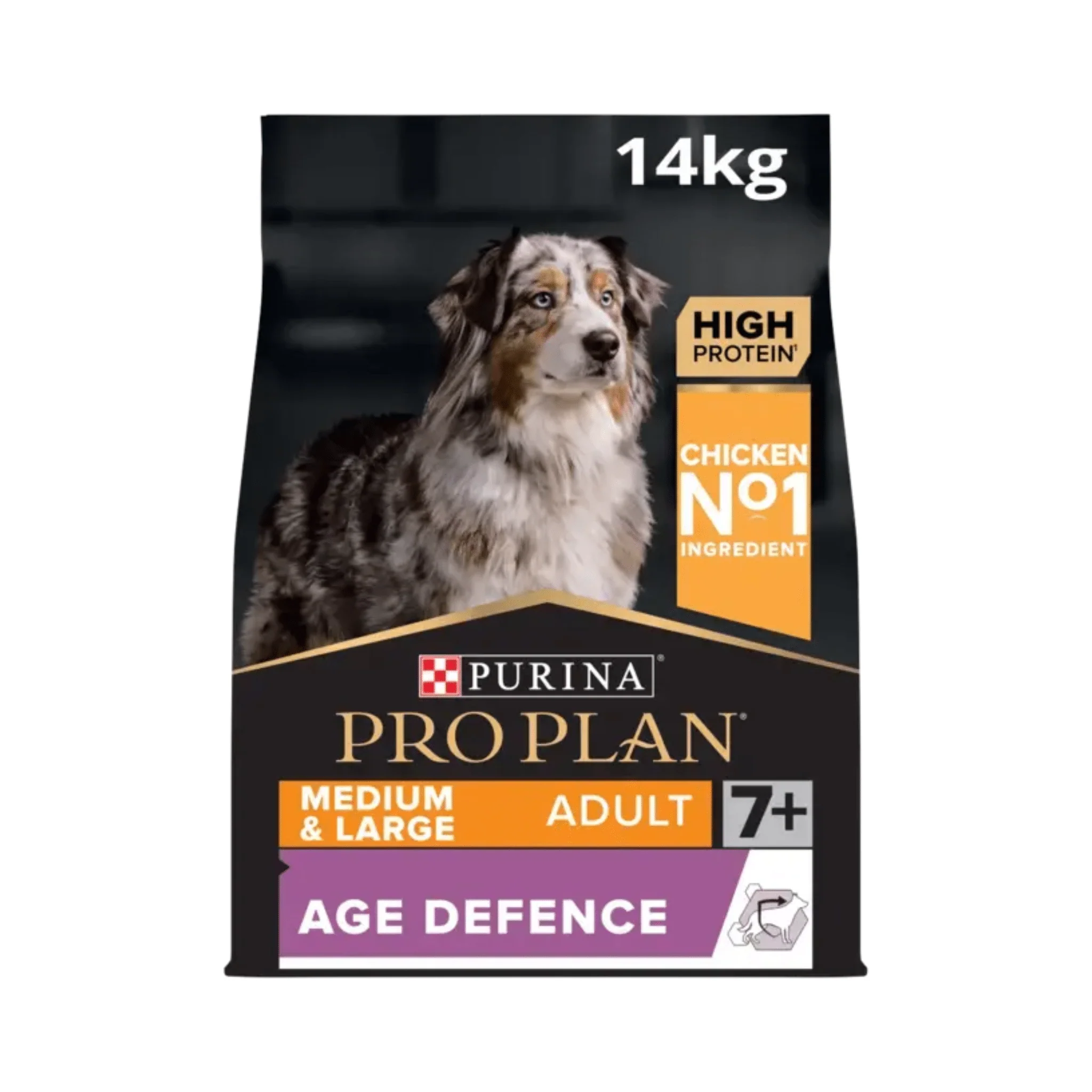 Purina Pro Plan® Medium/Large 7yrs+ Dog Dry Food (Chicken) - 14kg