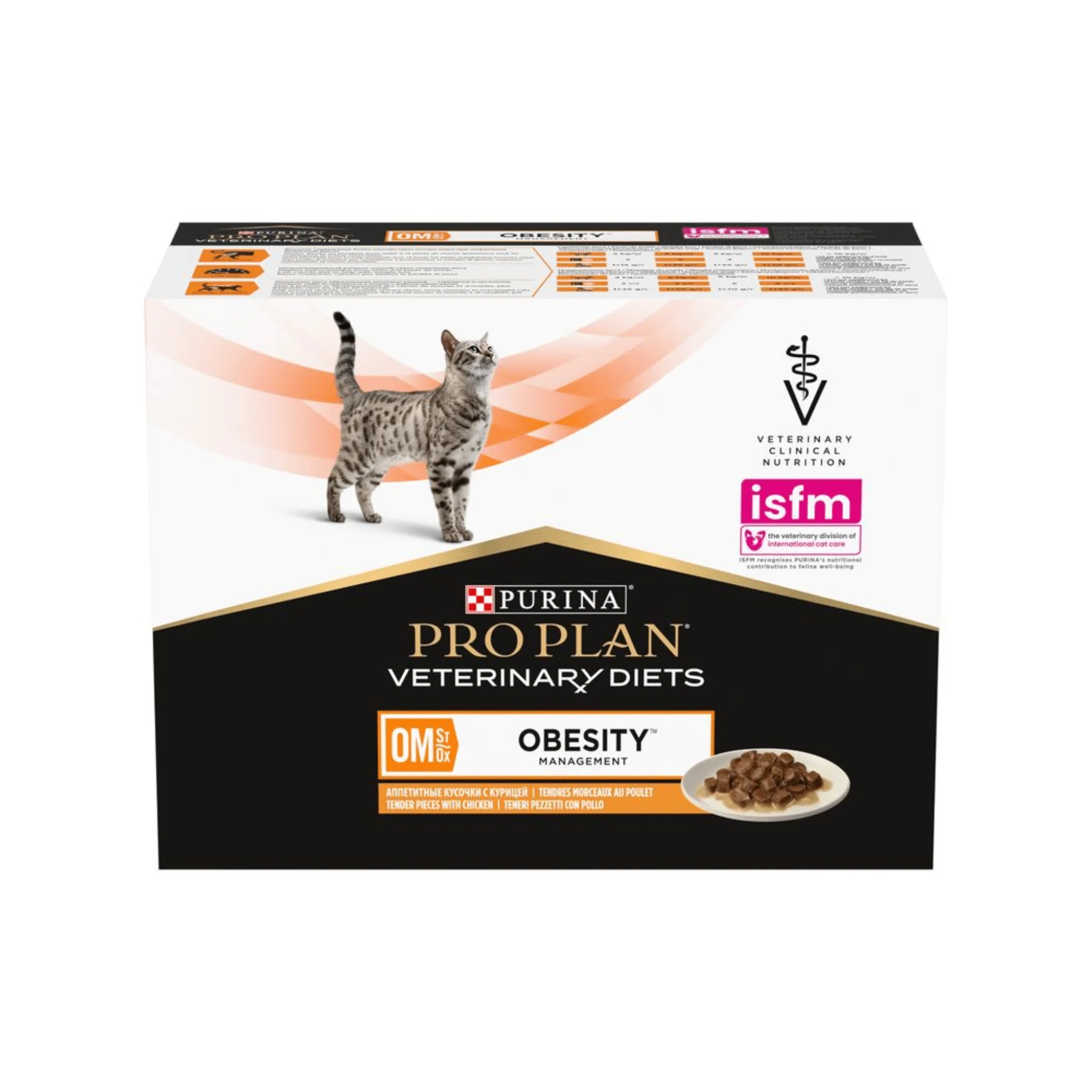 Purina Pro Plan Veterinary Diets OM Obesity Wet Cat Food (Chicken) - Image 2