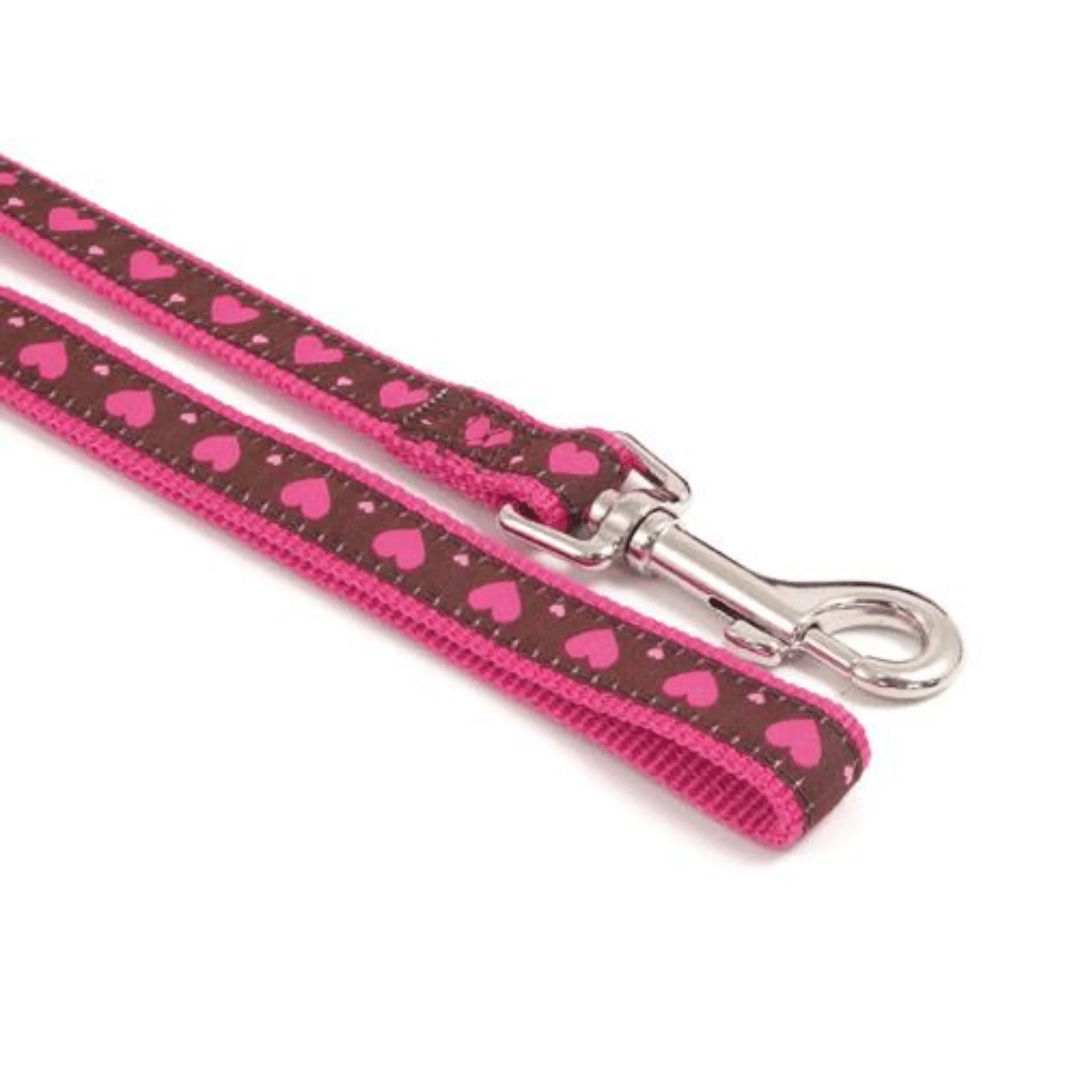 Rosewood Pink Heart Wag n Walk Dog Lead