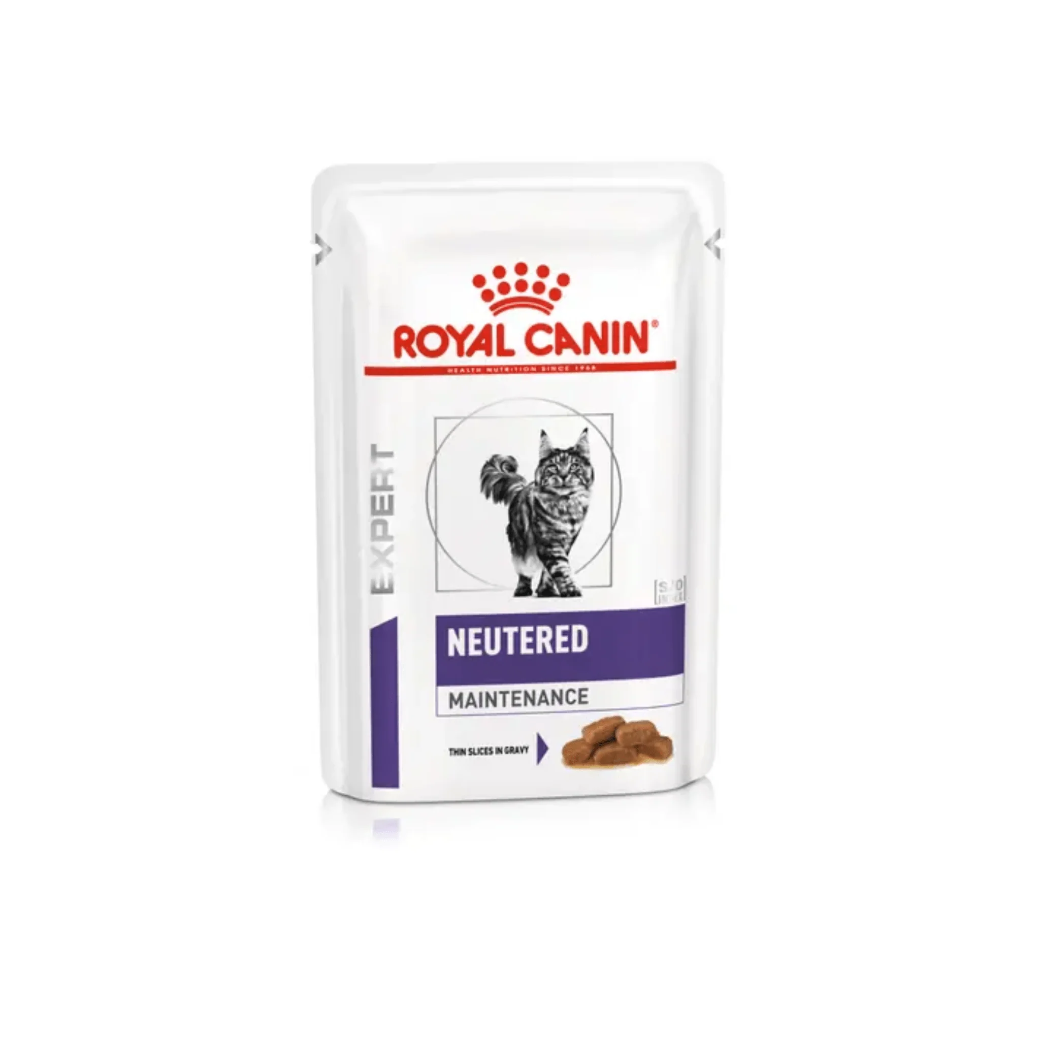 ROYAL CANIN® Feline Adult Neutered Maintenance Slices in Gravy 48x 85g