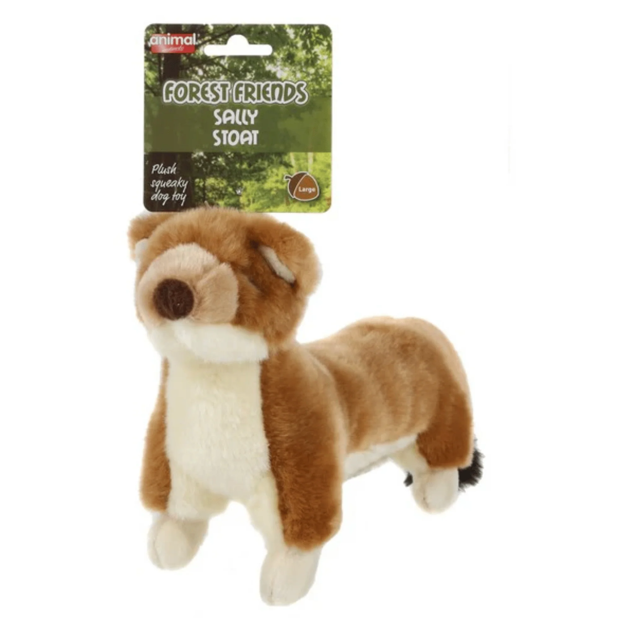 Sally Stoat Plush Dog Toy - Image 2