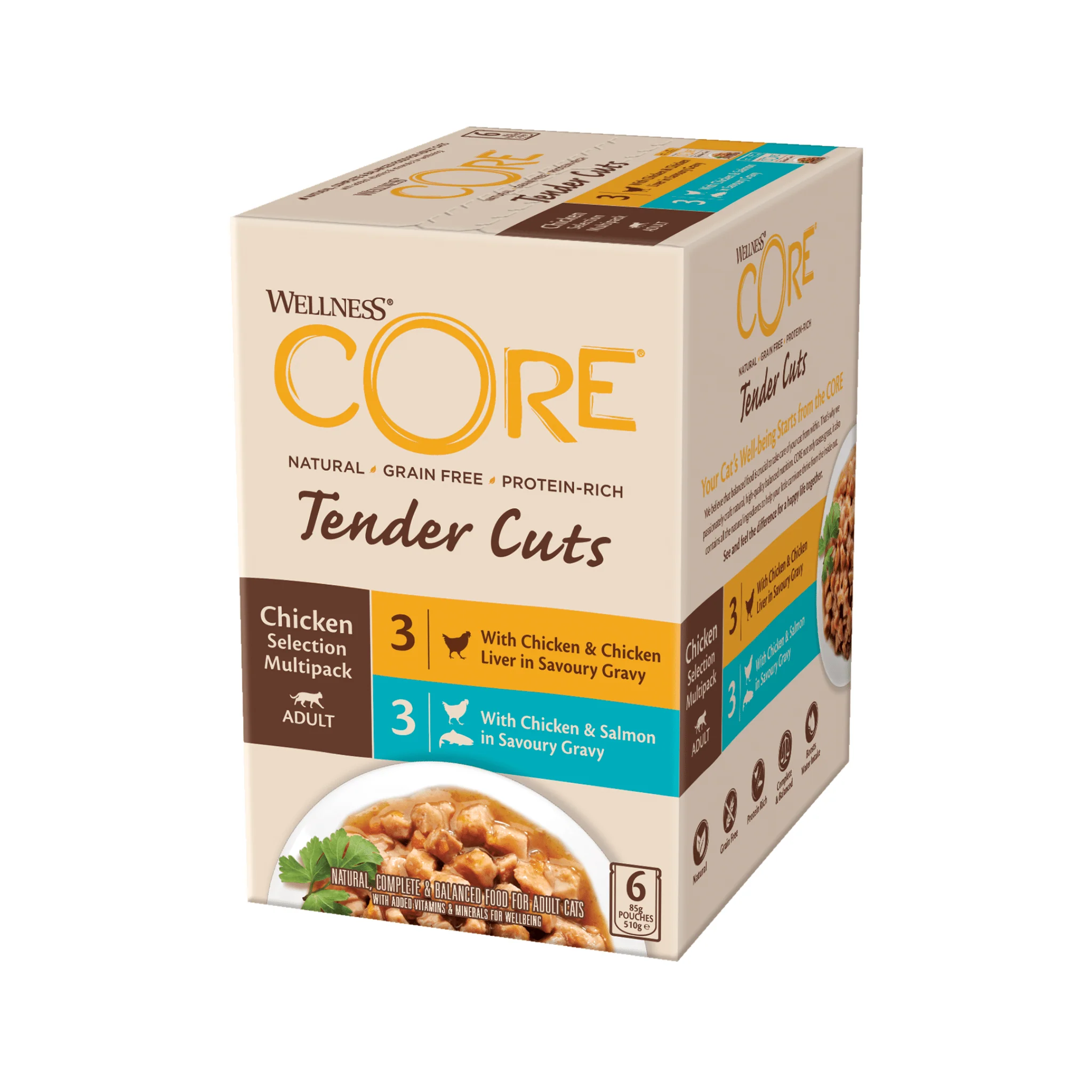 Wellness CORE Cat Tender Cuts Chicken Multipack - Image 2