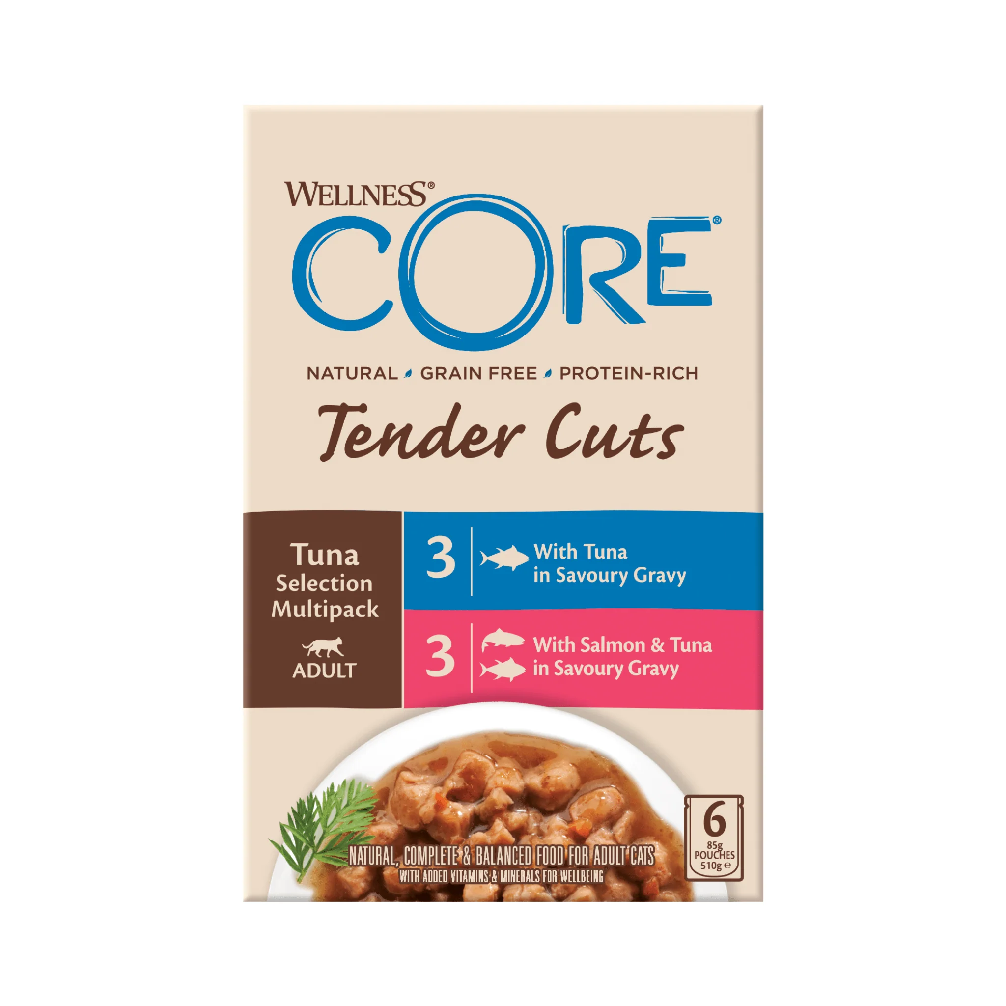 Wellness CORE Cat Tender Cuts Tuna Multipack