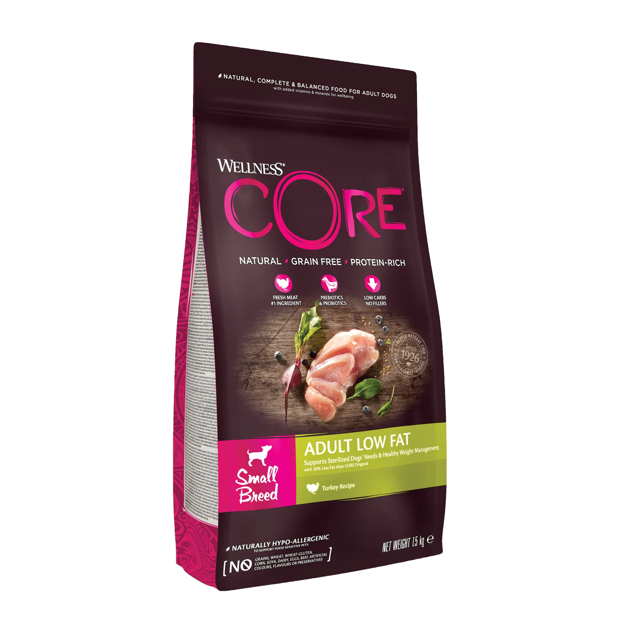 Wellness CORE Low Fat Small Adult Dry Dog Food