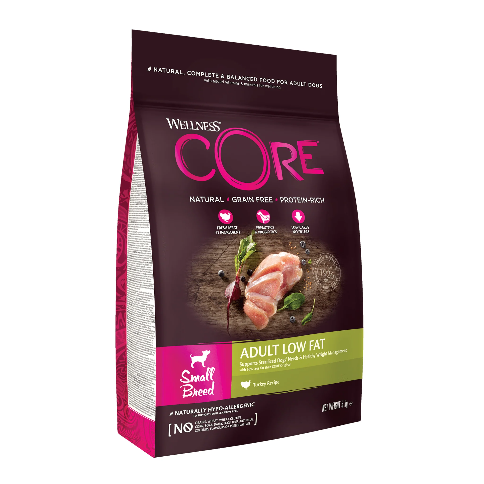 Wellness CORE Low Fat Small Adult Dry Dog Food - Image 2