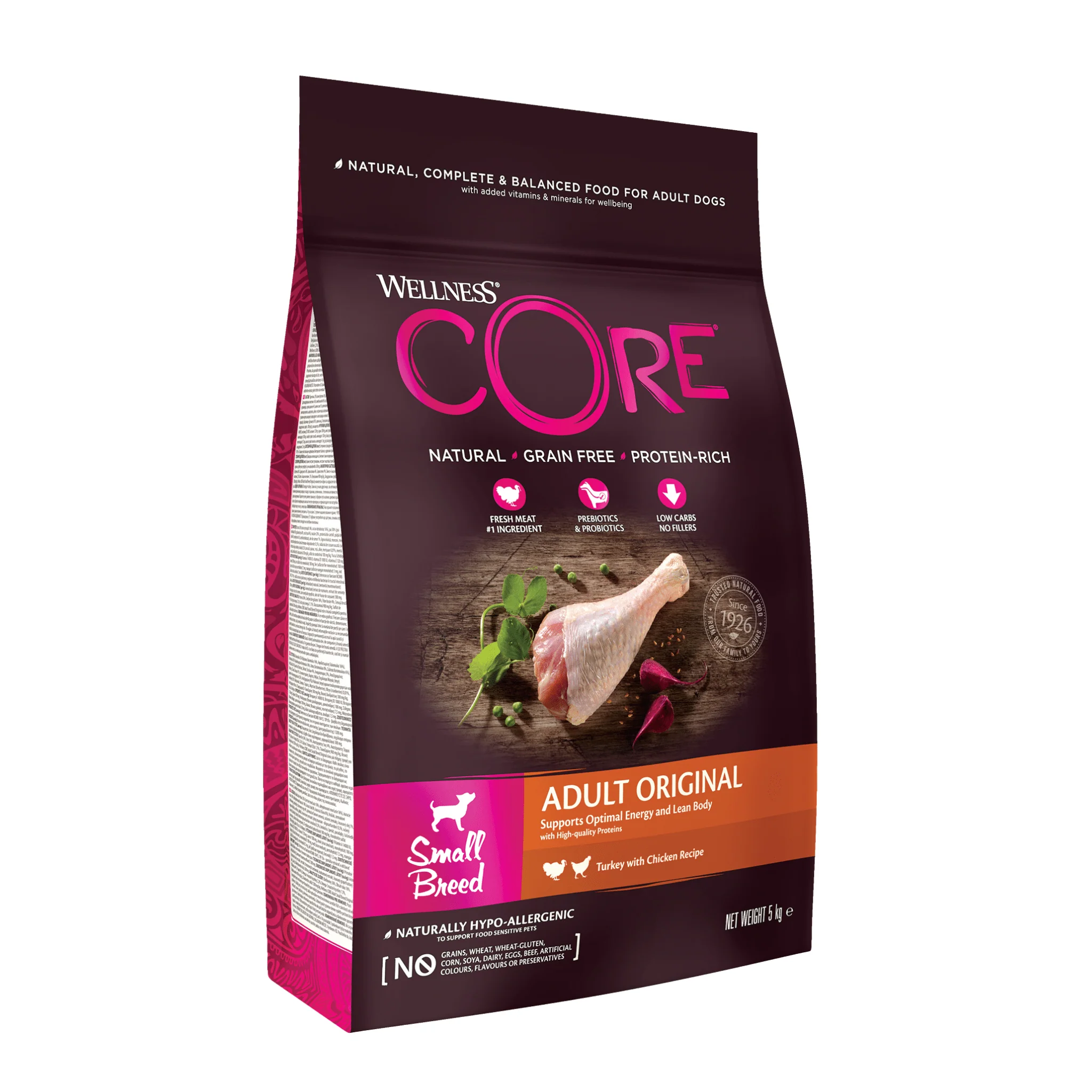 Wellness CORE Original Small Adult Dry Dog Food - Image 2
