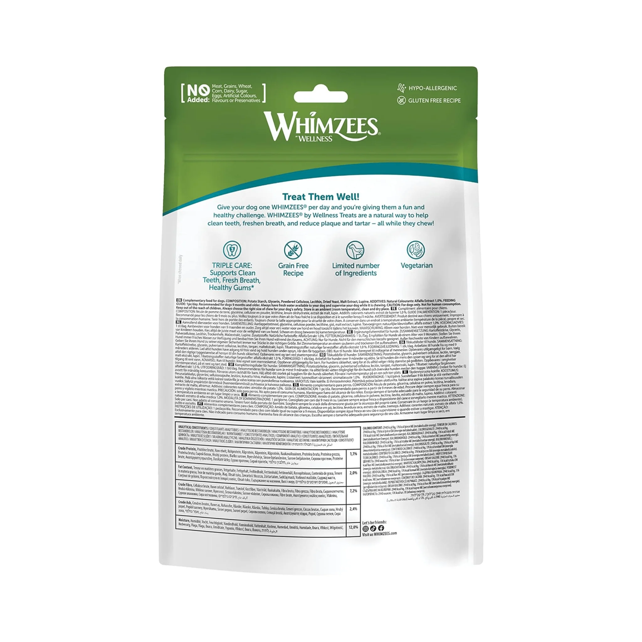 Whimzees Dental Alligator for Large Dogs - Image 2