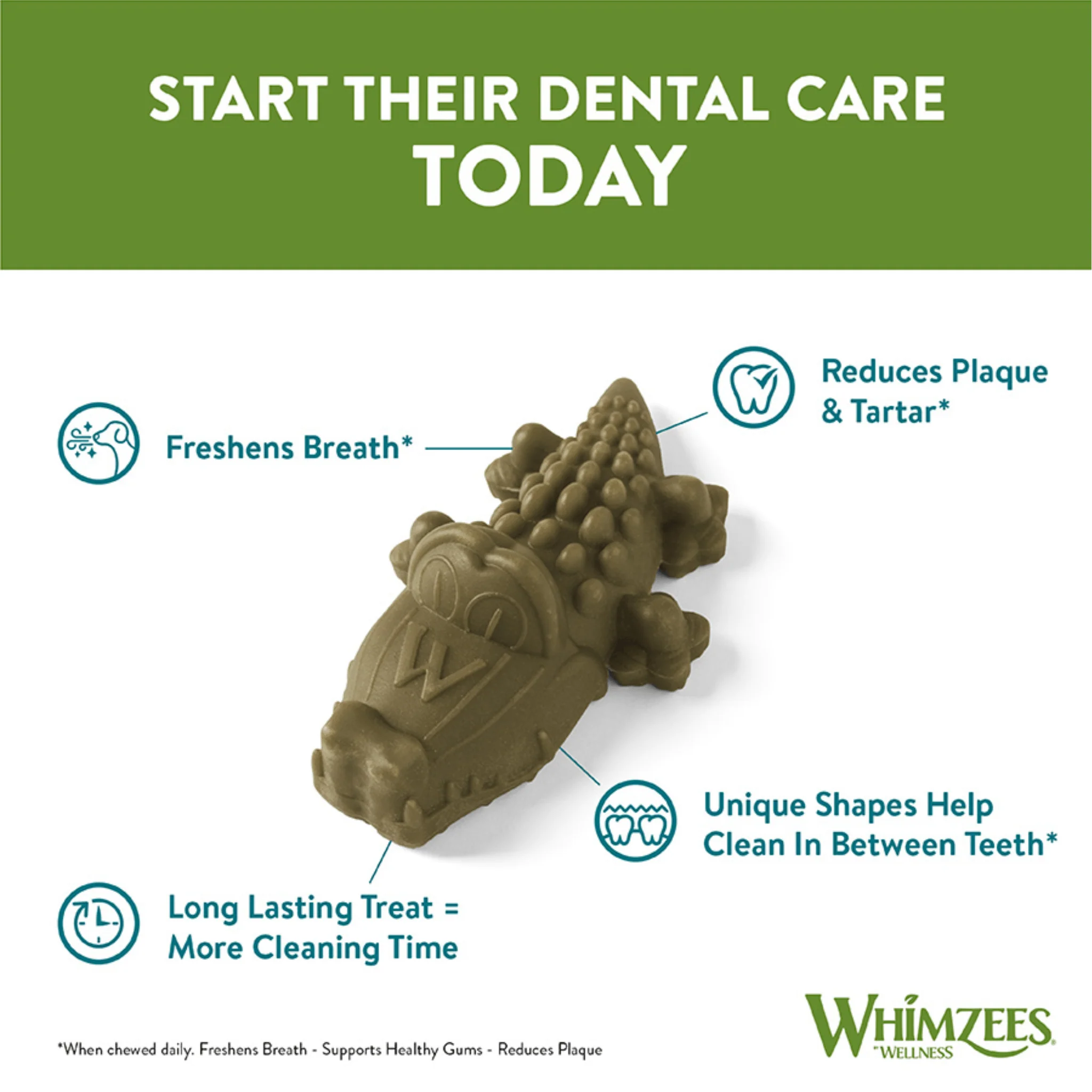 Whimzees Dental Alligator for Large Dogs - Image 4